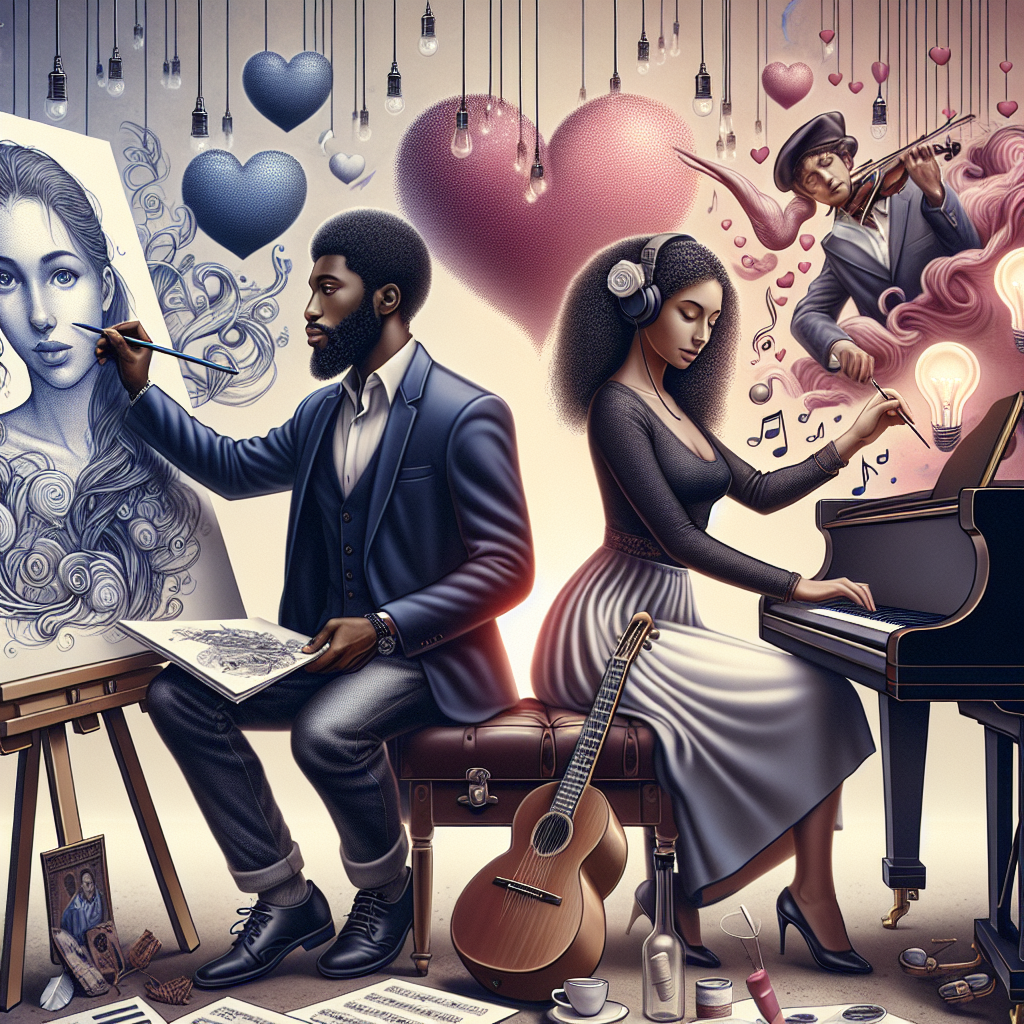 Create a highly detailed and realistic illustration to accompany the theme of a theoretical article entitled 'How Attractive Long-Term Partners Influe